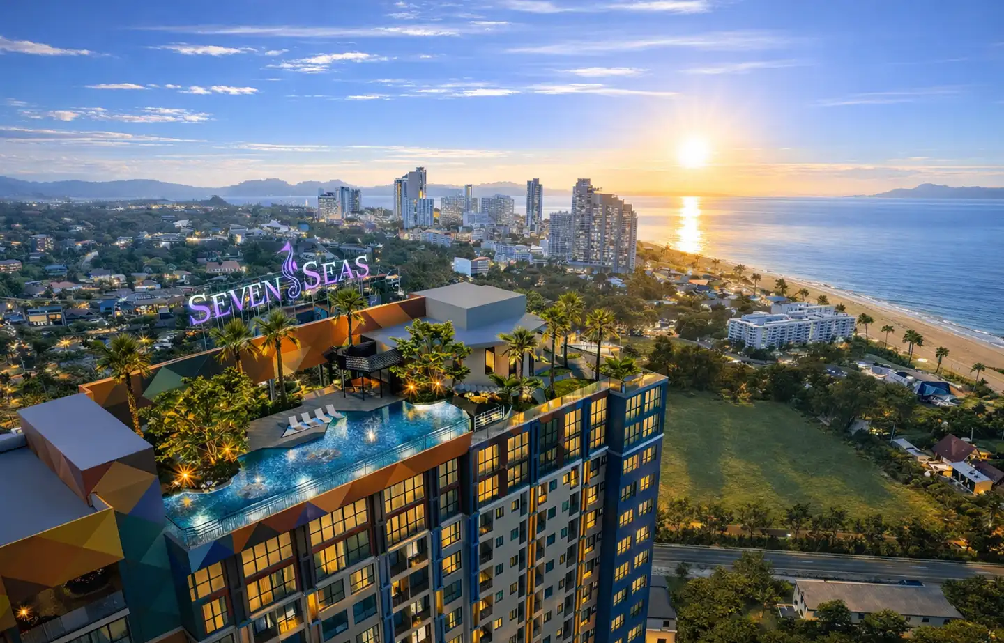 Jomtien High Rise Condo for Sale